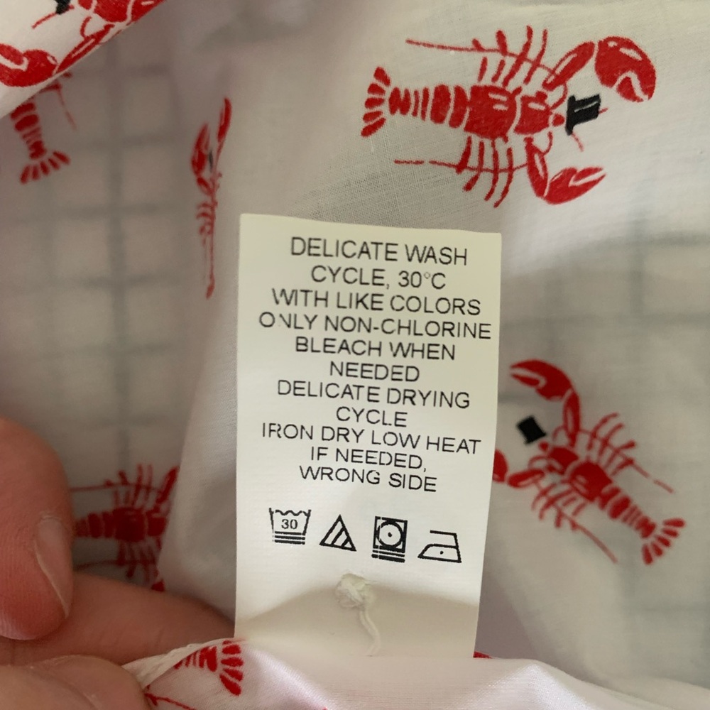 The Cat’s Pajamas Mister Lobster Luxe Pima Sleeveless Nightshirt Size L NEW - Picture 12 of 16